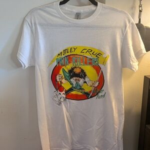 White Motley Crue Graphic T-Shirt